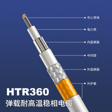 HTR360弹载耐高温稳相电缆