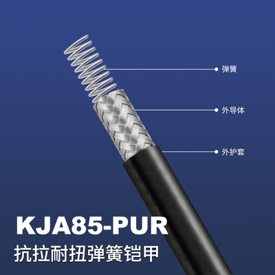 KJA85-PUR抗拉耐扭弹簧铠甲