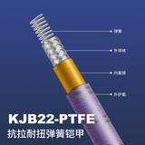 KJB22-ptfe抗拉耐扭弹簧铠甲